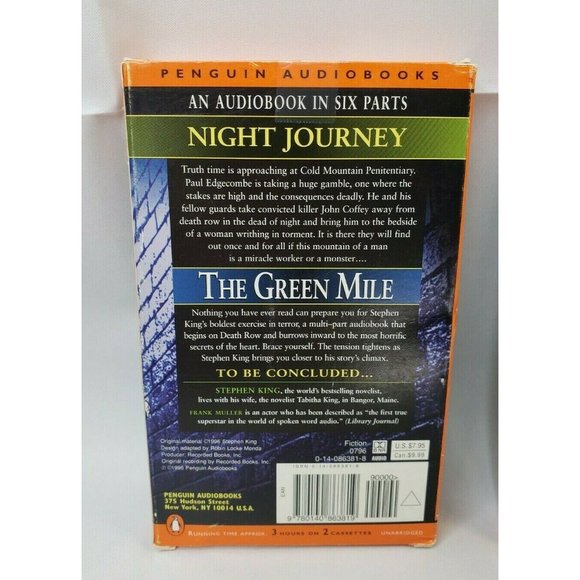 Audio books Steven king The Green Mile Part 1,4 and 5 Read By Frank Muller - Picture 5 of 8